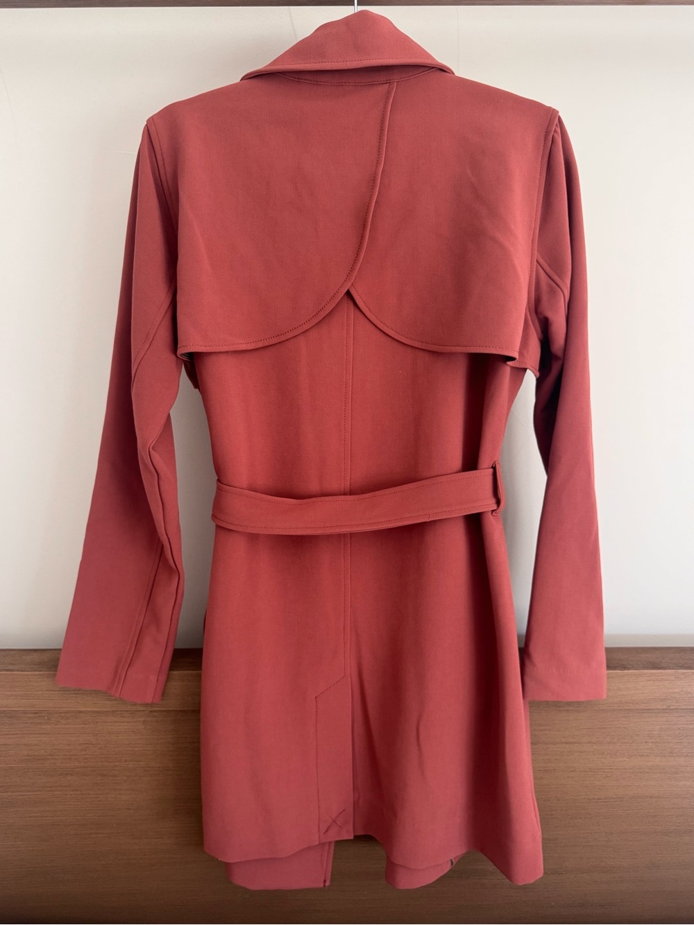 Abercrombie & Fitch Drapey Trench Coat - Picture 6 of 9